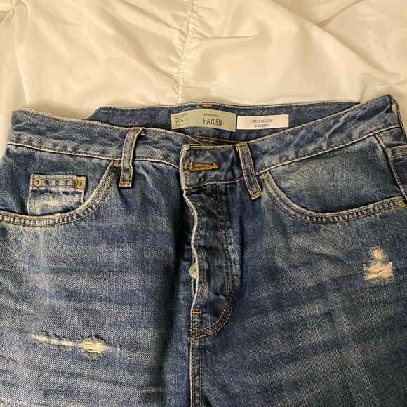 Ripped High-Waisted Boyfriend Jeans Topshop - Picture 4 of 5